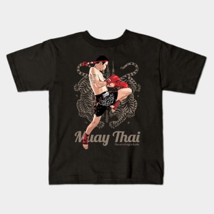 Muay Thai Kick Boxing Kids T-Shirt